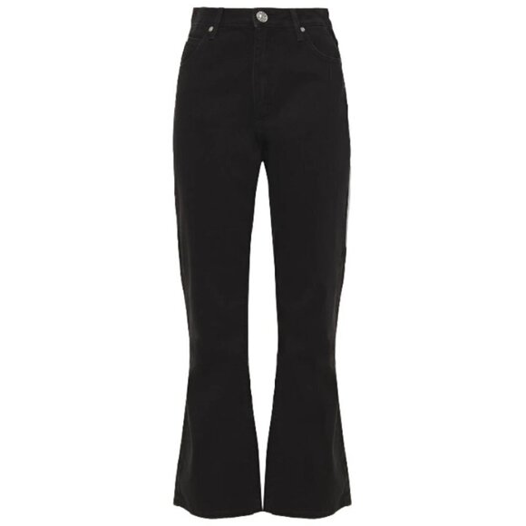 💕SANDRO💕 Rudolphe High Waist Flared Leg Jeans ~ Black 42 EU NWT - Picture 7 of 16